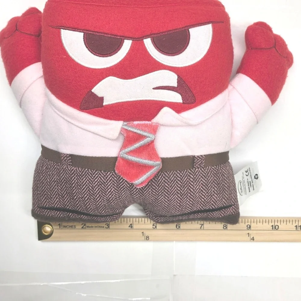 Disney Pixar Inside Out Anger Plush Stuffed Toy Red Fire Head 13 Inch HD141509‎